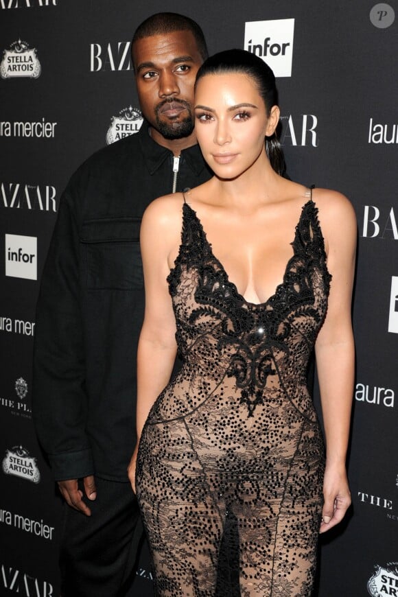Kim Kardashian et Kanye West au Plaza Hotel à New York, le 9 septembre 2016.