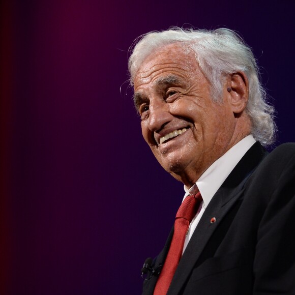 Jean-Paul Belmondo - Remise du Lion d'Or à Jean-Paul Belmondo pour l'ensemble de sa carrière lors du 73e Festival du Film de Venise, la Mostra. Le 8 septembre 2016