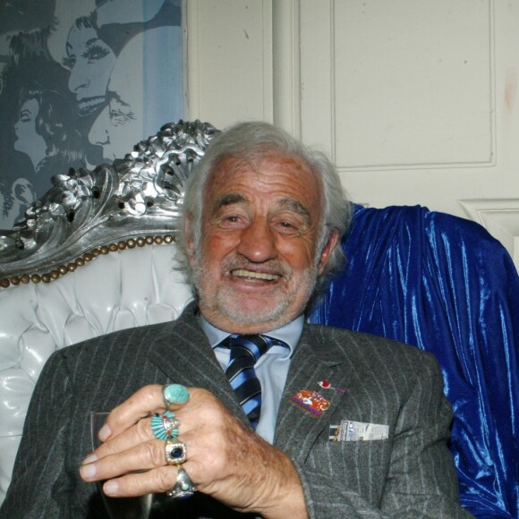 Jean-Paul Belmondo et Charles Gérard - Michou fête ses 85 ans et les 60 ans de son cabaret à Paris le 20 juin 2016.