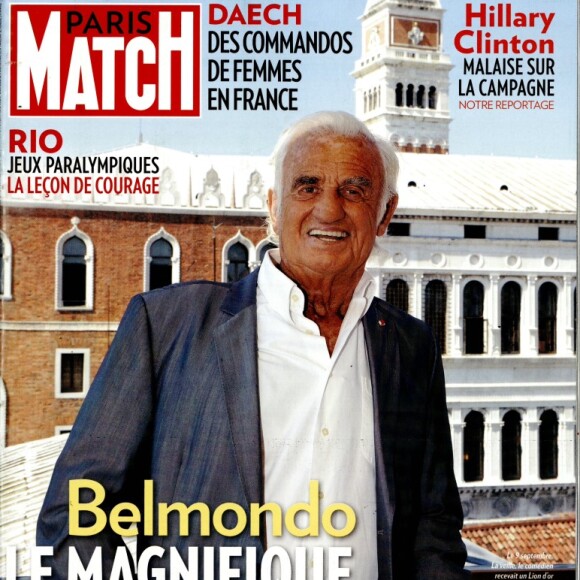 Couverture du Paris Match du 15 septembre 2016.