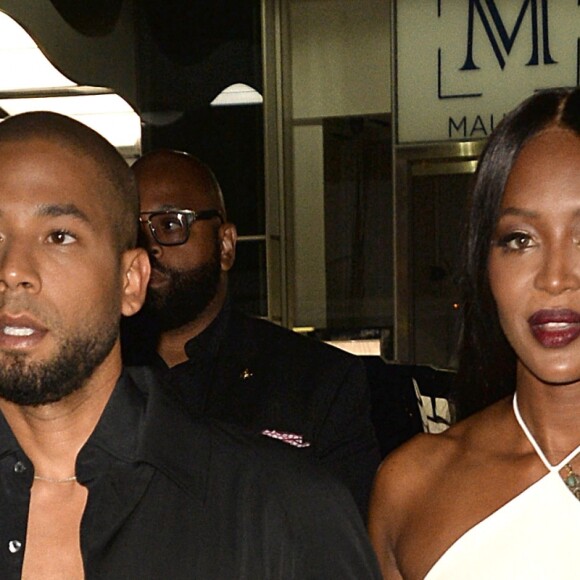 Naomi Campbell et Jussie Smollett arrivent au défilé Brandon Maxwell à New York, le 13 septembre 2016.