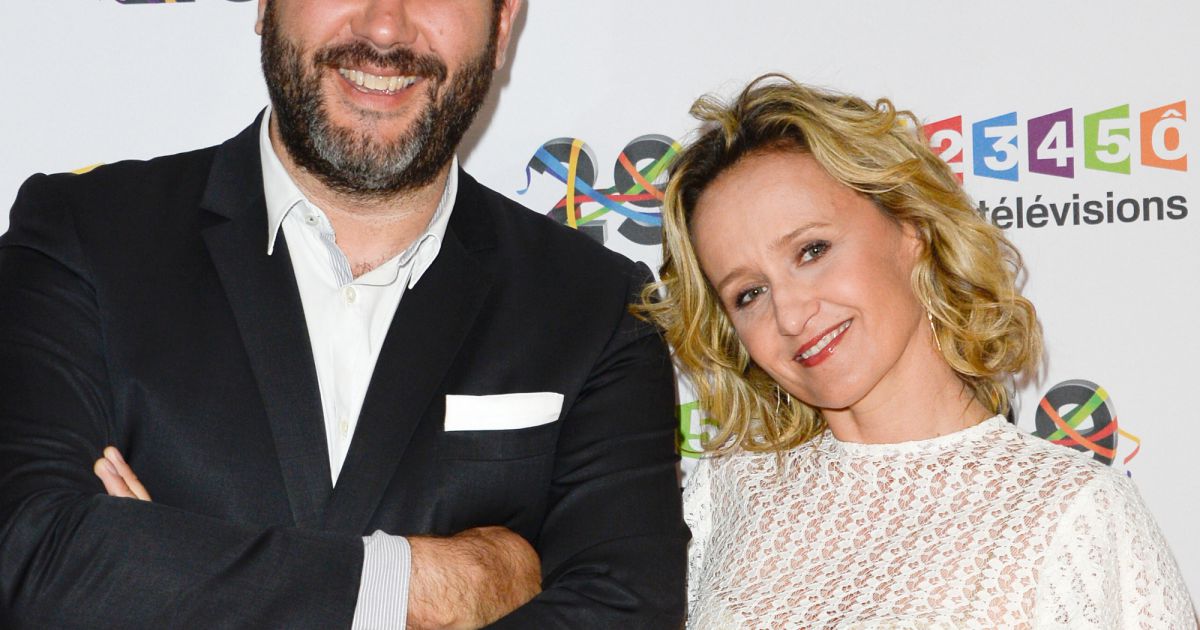 Qui Est Le Mari De Caroline Roux Bruce Toussaint et Caroline Roux au photocall de France Télévisions