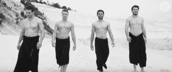 Capture de la vidéo teaser du making-of du calendrier des Dieux du Stade 2017
