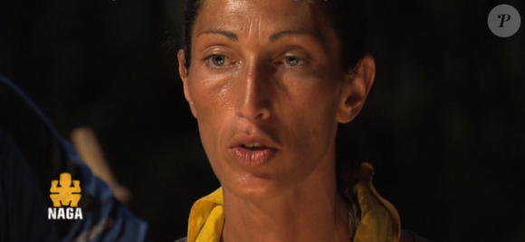 Sandrine est éliminée - "Koh-Lanta, L'île au trésor". Sur TF1. Le 16 septembre 2016.