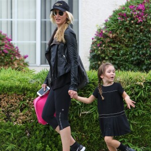 Exclusif - Kimberly Stewart emmène sa fille Delilah del Toro à son cours de danse à Los Angeles, le 19 septembre 2016