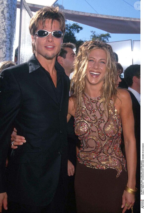 Brad Pitt et Jennifer Aniston à Los Angeles en 1999.