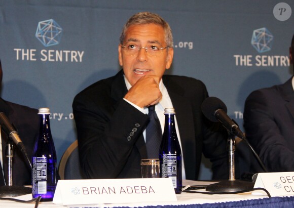 George Clooney, messager de la paix pour l'ONU et défenseur des droits de l'homme, en conférence de presse pour soutenir l'Afrique du Sud à Washington, le 12 septembre 2016