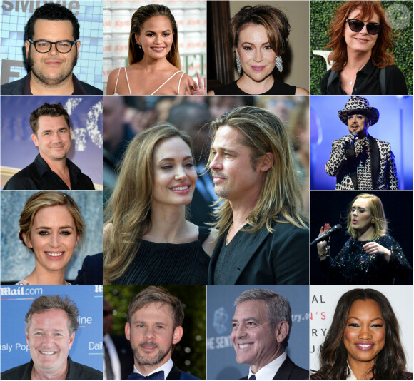 Les stars réagissent au divorce d'Angelina Jolie et Brad Pitt