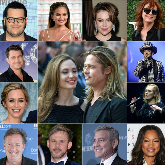 Les stars réagissent au divorce d'Angelina Jolie et Brad Pitt