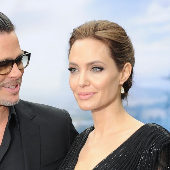 Angelina Jolie et Brad Pitt - Première du film "Maleficent" à Londres le 8 mai 2014. 0