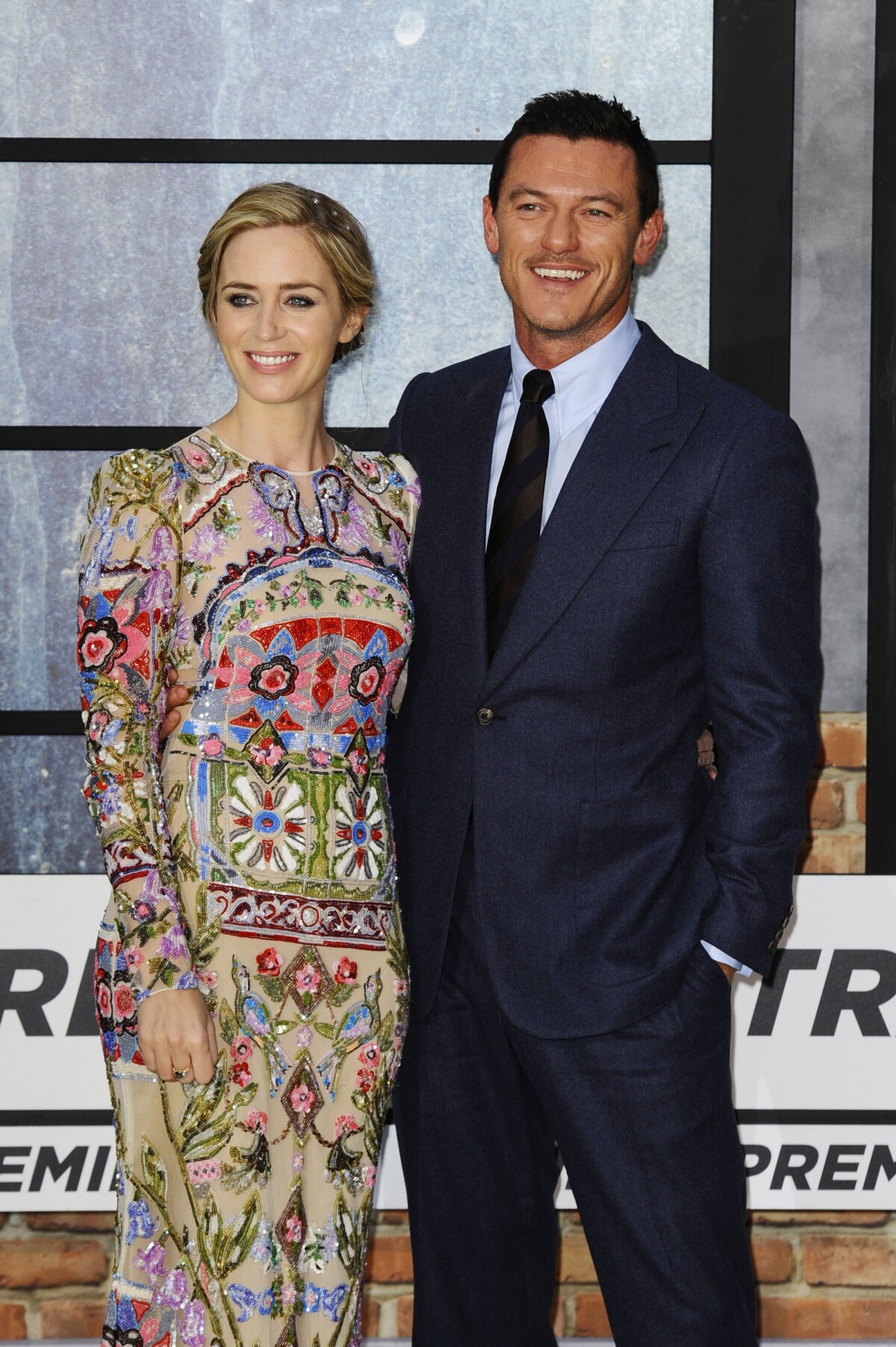 Photo Emily Blunt et Luke Evans à la première de 'The Girl On The