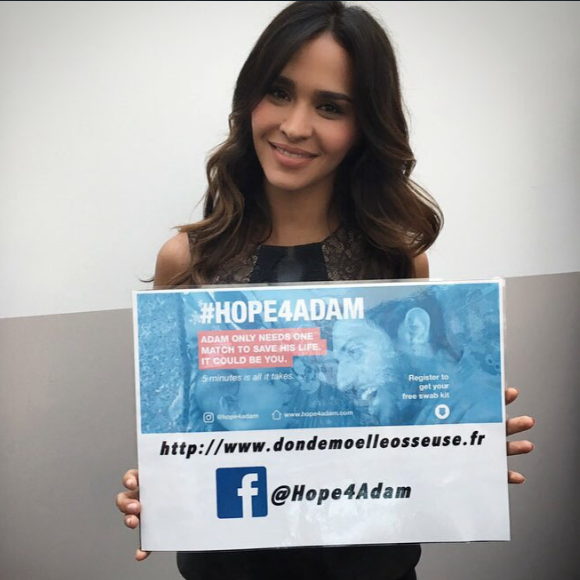 Les stars mobilisées pour "Hope 4 Adam", l'association visant à sensibiliser le public à l'importance du don de moelle osseuse. Septembre 2016.