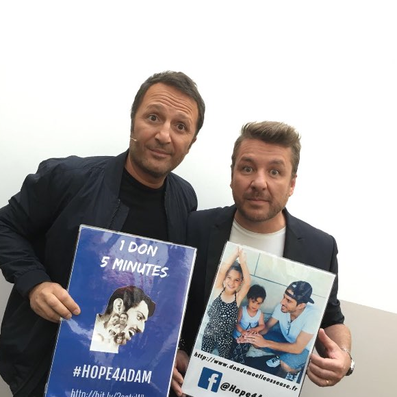 Les stars mobilisées pour "Hope 4 Adam", l'association visant à sensibiliser le public à l'importance du don de moelle osseuse. Septembre 2016.