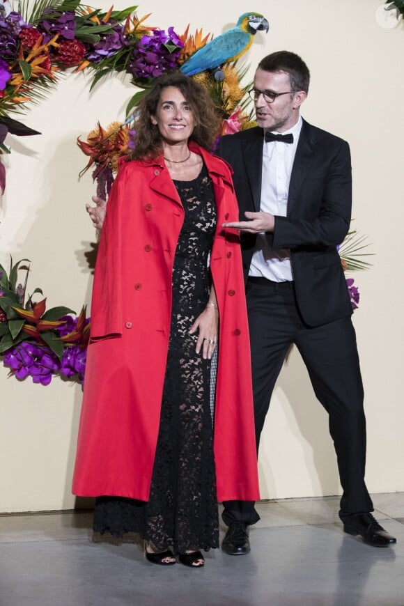 Mademoiselle Agnès (Agnès Boulard) et Loïc Prigent lors du Gala d'ouverture de l'Opéra National de Paris pour la saison 2016/2017, le 24 septembre 2016