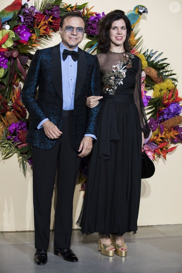 Bertrand Burgalat et sa femme Vanessa Seward lors du Gala d'ouverture de l'Opéra National de Paris pour la saison 2016/2017, le 24 septembre 2016