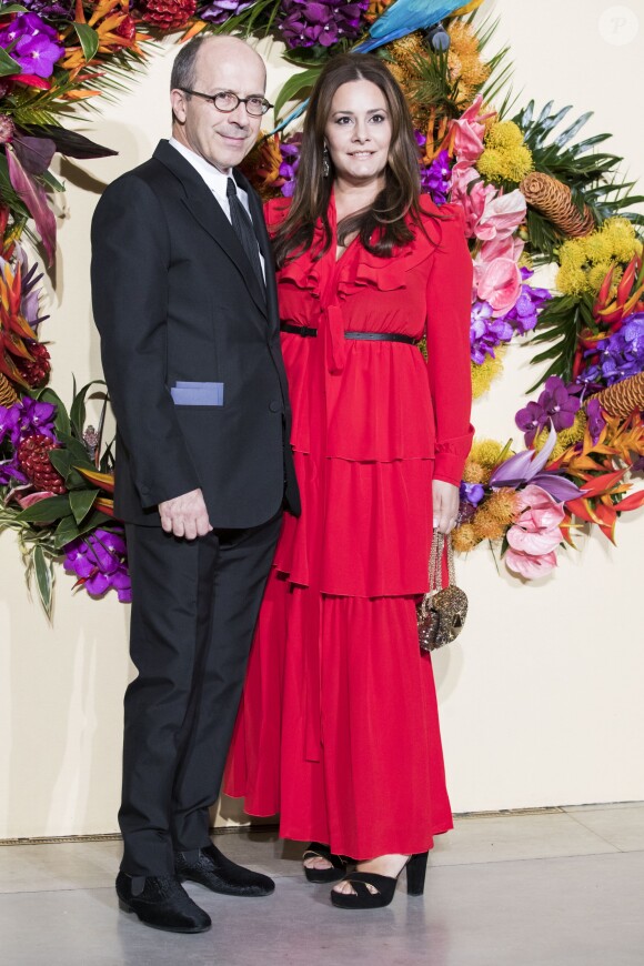 Jean-Marc Loubier et sa femme Hedieh lors du Gala d'ouverture de l'Opéra National de Paris pour la saison 2016/2017, le 24 septembre 2016