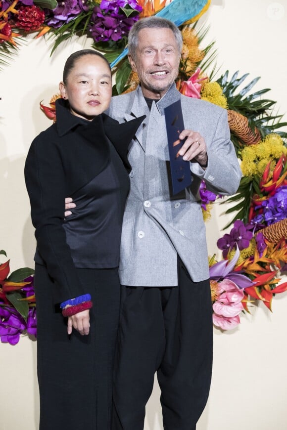 Jean-Paul Goude et sa femme Karen Park Goude lors du Gala d'ouverture de l'Opéra National de Paris pour la saison 2016/2017, le 24 septembre 2016