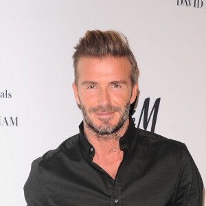 David Beckham assiste au lancement de la collection H&M Modern Essentials Selected by David Beckham au magasin H&M. Los Angeles, le 26 septembre 2016.