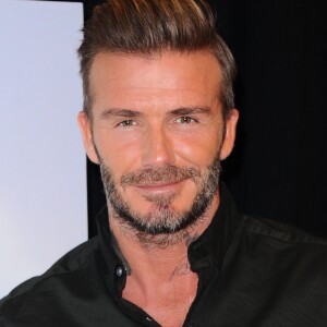 David Beckham assiste au lancement de la collection H&M Modern Essentials Selected by David Beckham au magasin H&M. Los Angeles, le 26 septembre 2016.