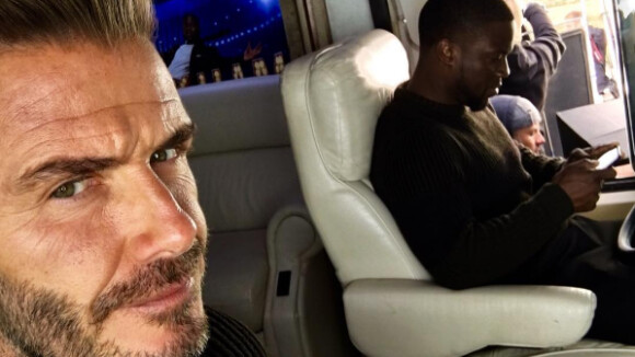 David Beckham et Kevin Hart dans The Road Trip. Campagne Modern Essentials Selected by David Beckham, automne 2016.
