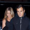 Jennifer Aniston et son mari Justin Theroux à la sortie du restaurant Smile à New York, le 24 septembre 2016.
