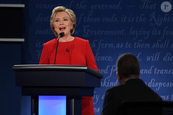 Hillary Clinton pendant le débat contre Donald Trump à New York, le 26 septembre 2016