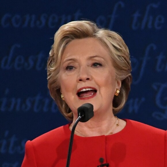 Hillary Clinton pendant le débat contre Donald Trump à New York, le 26 septembre 2016