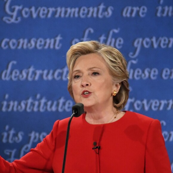 Hillary Clinton pendant le débat contre Donald Trump à New York, le 26 septembre 2016