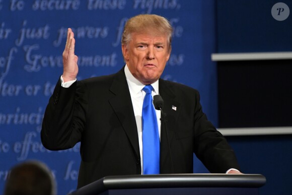 Donald Trump lors du débat contre Hillary Clinton à New York, le 26 septembre 2016