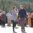  Le prince William et Kate Middleton, duc et duchesse de Cambridge, sont allés à la rencontre de la communauté de Carcross, fief des Premières Nations Carcross/Tagish, dans le Territoire du Yukon, le 28 septembre 2016, au cinquième jour de leur tournée royale au Canada. 