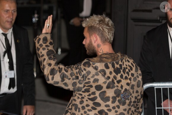 M. Pokora - Défilé FENTY PUMA by Rihanna (collection printemps-été 2017) à l'hôtel Salomon de Rothschild. Paris, le 28 septembre 2016.