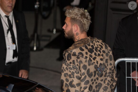 M. Pokora - Défilé FENTY PUMA by Rihanna (collection printemps-été 2017) à l'hôtel Salomon de Rothschild. Paris, le 28 septembre 2016.
