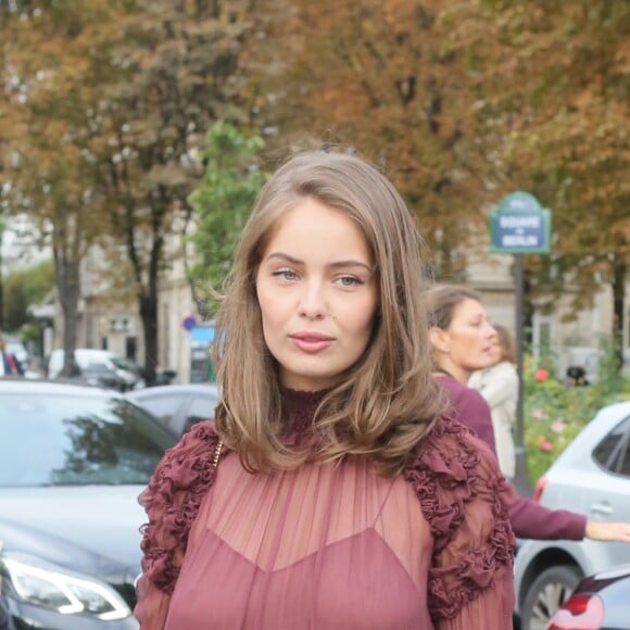 Marie-Ange Casta - Défilé Chloé (collection prêt-à-porter printemps-été 2017) au Grand Palais à Paris. Le 29 septembre 2016 © CVS-Veeren / Bestimage