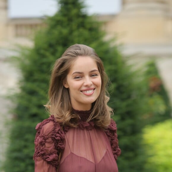 Marie-Ange Casta - Défilé Chloé (collection prêt-à-porter printemps-été 2017) au Grand Palais à Paris. Le 29 septembre 2016 © CVS-Veeren / Bestimage