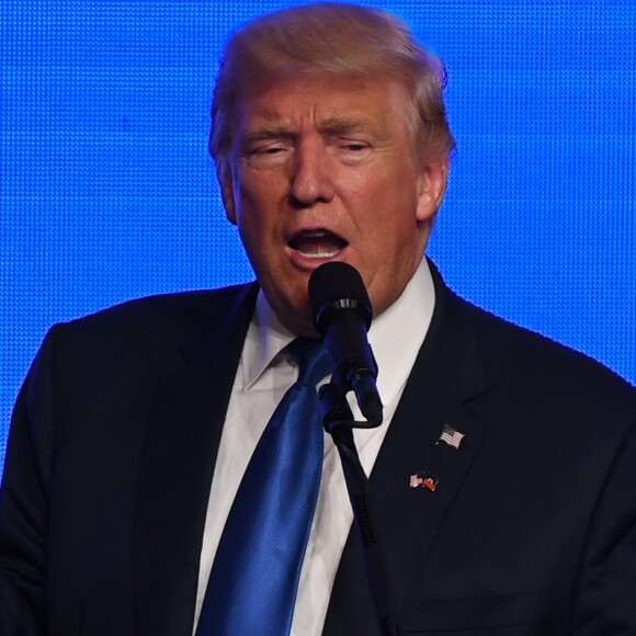 Meeting de Donald Trump au James L. Knight Center à Miami le 16 septembre 2016.