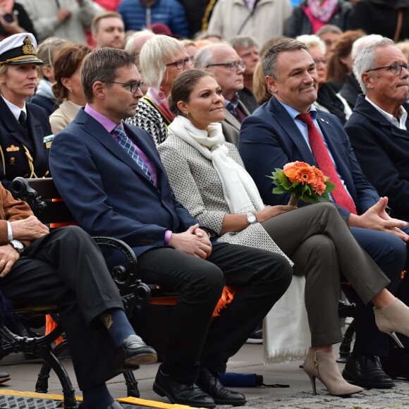 La princesse Victoria de Suède inaugurait le 29 septembre 2016 la 20e édition de la Fête des moissons d'Öland (Ölands Skördefest) à Borgholm.