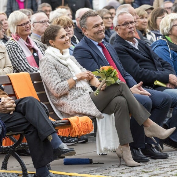 La princesse Victoria de Suède inaugurait le 29 septembre 2016 la 20e édition de la Fête des moissons d'Öland (Ölands Skördefest) à Borgholm.