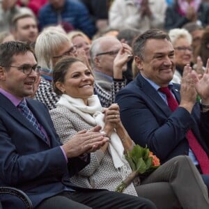 La princesse Victoria de Suède inaugurait le 29 septembre 2016 la 20e édition de la Fête des moissons d'Öland (Ölands Skördefest) à Borgholm.