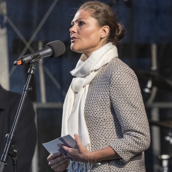 La princesse Victoria de Suède inaugurait le 29 septembre 2016 la 20e édition de la Fête des moissons d'Öland (Ölands Skördefest) à Borgholm.