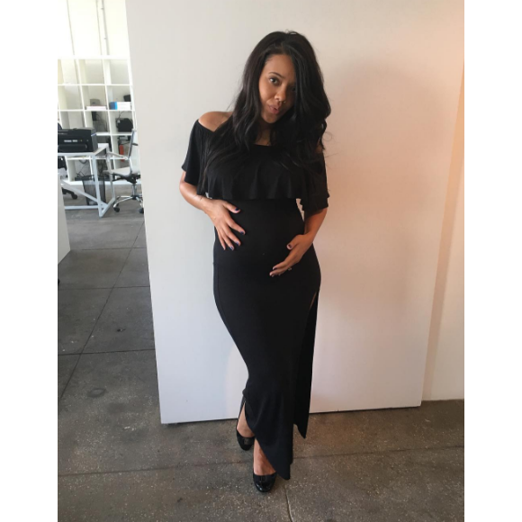 Angela Simmons : la fille de Joseph Simmons est enceinte. Photo publiée sur Instagram