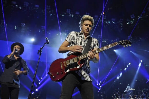 Niall Horan lors du concert du groupe "One Direction" au Apple Music Festival à la Camden Roundhouse à Londres, le 22 septembre 2015.