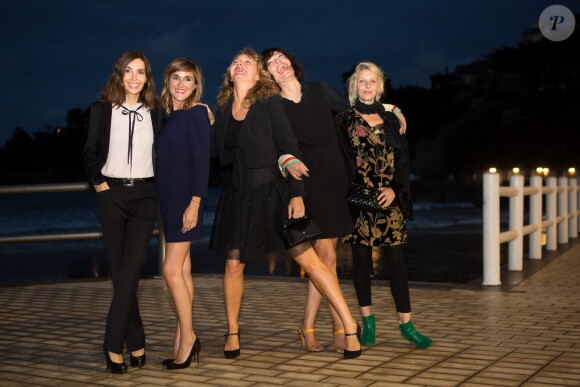 Anne Parillaud, Victoria Bedos, Julie Ferrier, Marianne Denicourt et Florence Thomassin - Photocall du jury du long métrage lors de la soirée d'ouverture du 27ème Festival du film britannique de Dinard le 29 septembre 2016.