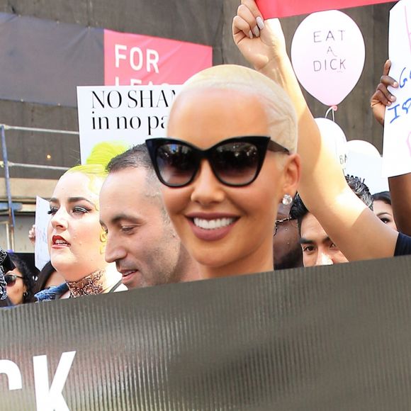 Amber Rose au Festival Amber Rose SlutWalk dans le quartier de downtown à Los Angeles, le 1er octobre 2016