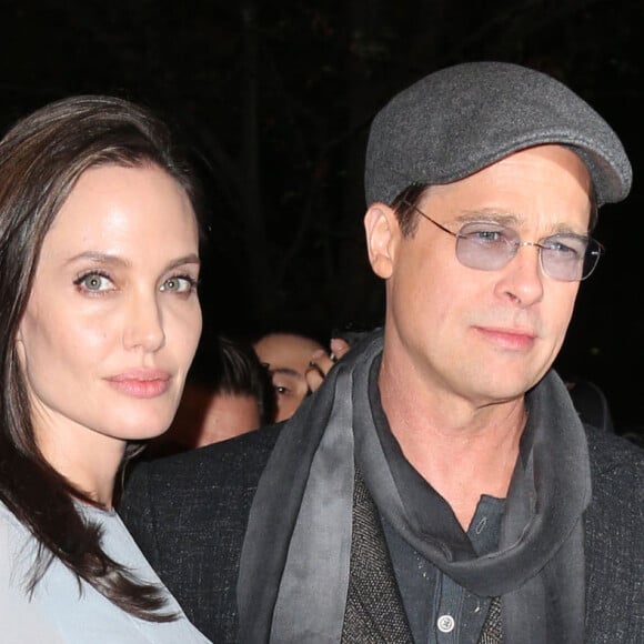 Angelina Jolie et son mari Brad Pitt à la première du film 'By The Sea' réalisé par Angelina à New York, le 3 novembre 2015