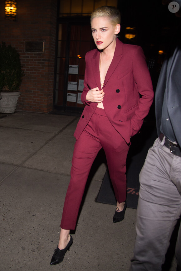 Kristen Stewart à New York le 3 octobre 2016.