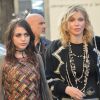Courtney Love et sa fille Frances Bean Cobain - Défilé Chanel (collection prêt-à-porter printemps-été 2017) au Grand Palais. Paris, le 4 octobre 2016. © CVS-Veeren / Bestimage