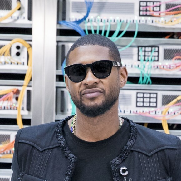 Usher - Défilé Chanel (collection prêt-à-porter printemps-été 2017) au Grand Palais. Paris, le 4 octobre 2016. © Olivier Borde / Bestimage