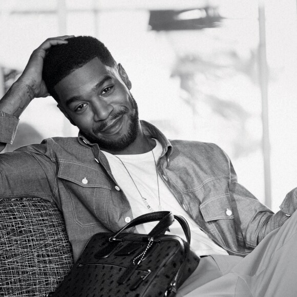 Kid Cudi pose pour la dernière campagne de publicité de la marque Coach pour la collection été 2015 du directeur artistique Stuart Vevers intitulée "Coach Dreamers".