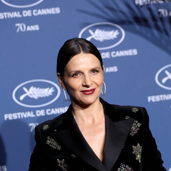 Juliette Binoche - Soirée à l'occasion des 70 ans du tout premier festival de Cannes à l'école des Beaux Arts à Paris, le 20 Septembre 2016. © Dominique Jacovides/Bestimage