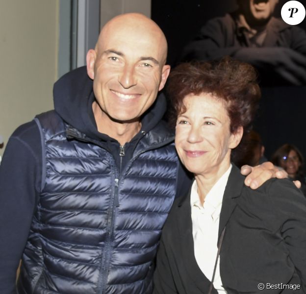 Nicolas Canteloup et Véronique Colucci - Vernissage presse de l'exposition "Coluche" à l'Hôtel de Ville de Paris le 5 octobre 2016. © Pierre Perusseau/Bestimage